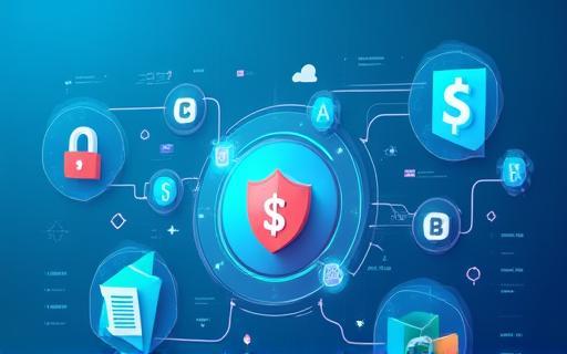 Abstract visual for financial operations automation