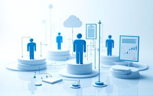 Abstract visual for HR process automation